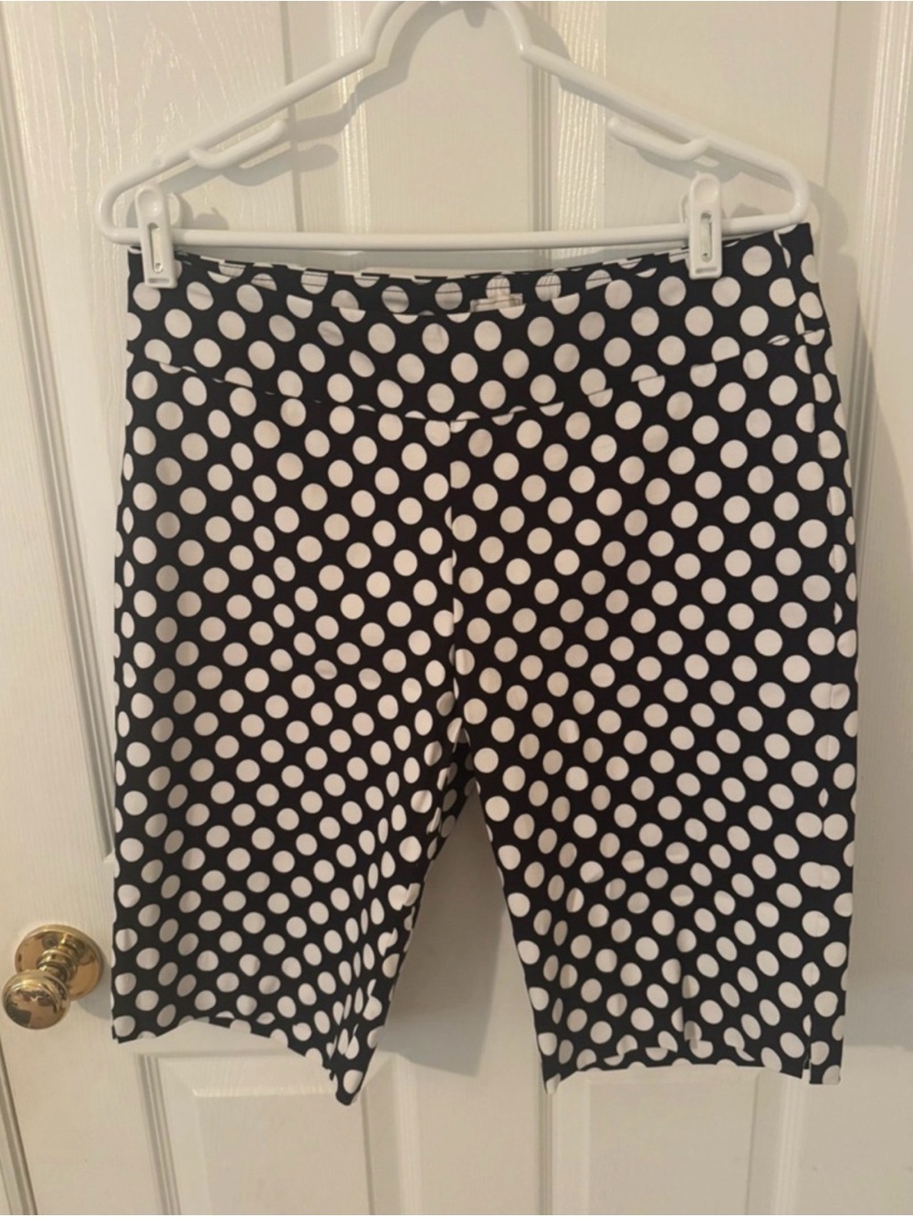 Zac & Rachel Black Dress with White Polka Dot Print